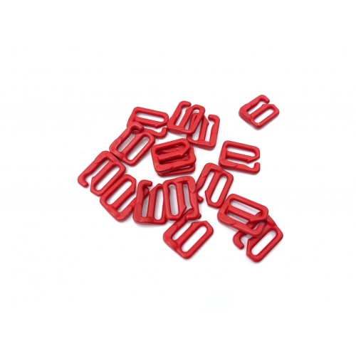 Гачок для бретелів 10 мм метал Червоний