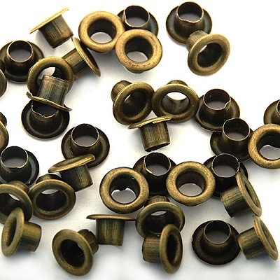 Блочка (Люверс) №2 (4мм) Антик 500 шт