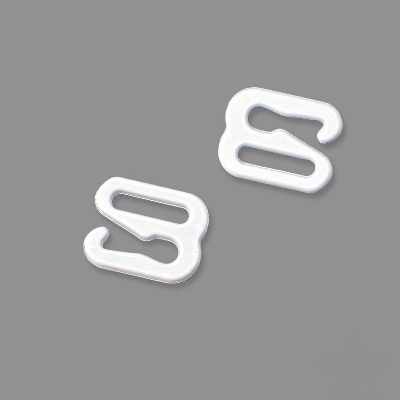 Гачок для бретелів 10 мм метал Білий