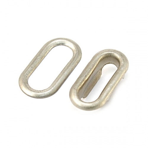 Люверс овальний (овал) 15мм - Нікель 500 шт