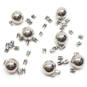 Бусы под жемчуг прибивные 6 мм Никель