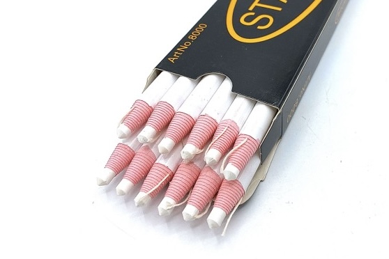 Олівець розмічальний "Standart" Білий (12 шт)