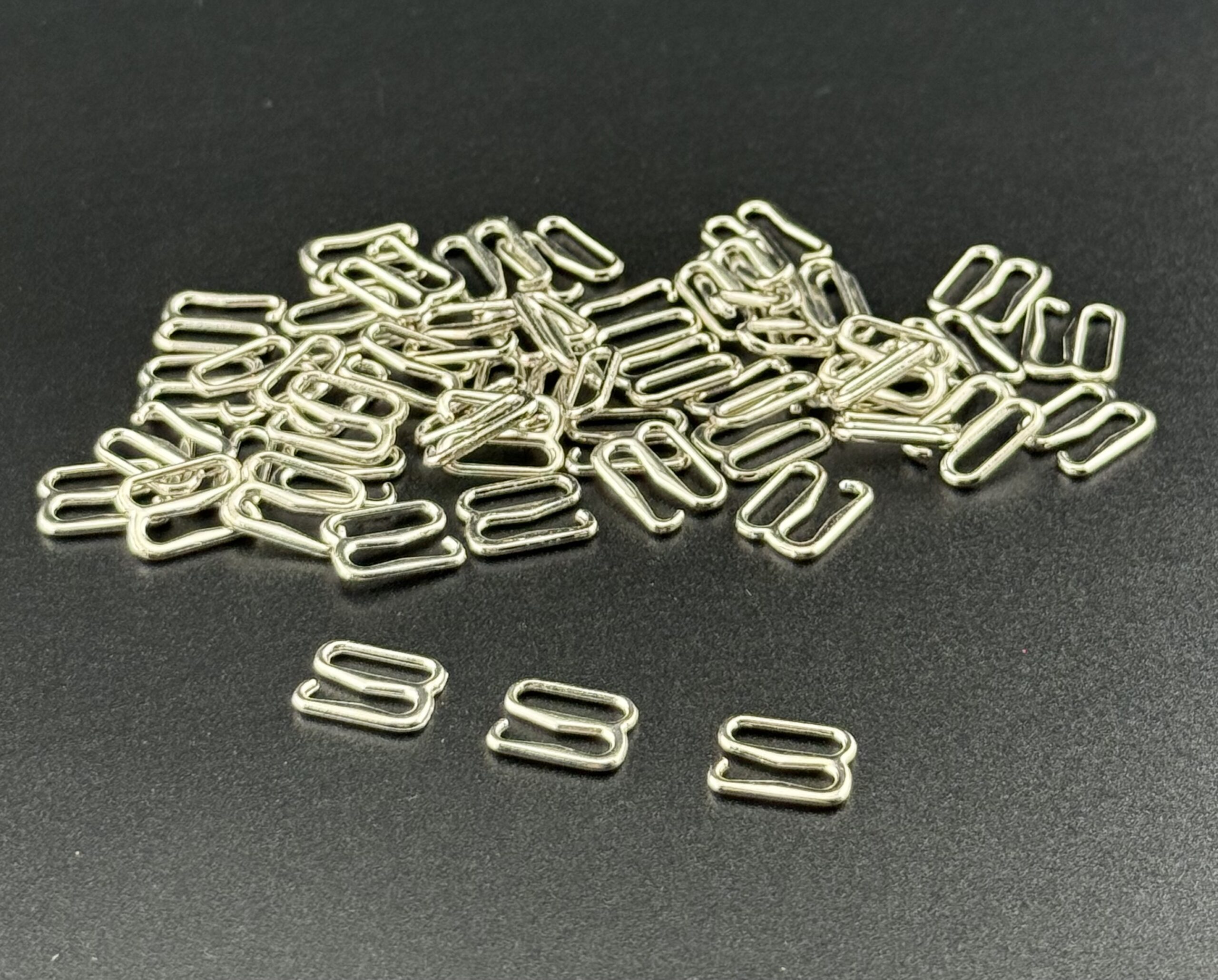 Гачок для бретелів 8 мм метал Нікель