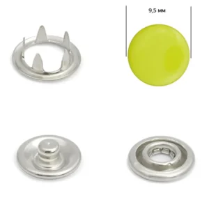 Кнопка BABY 9,5 мм закрита Салатова (232)
