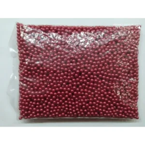 Перли прибивні 6 мм Бордовий