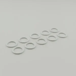 Кільце для бретелів 10 мм метал Білий