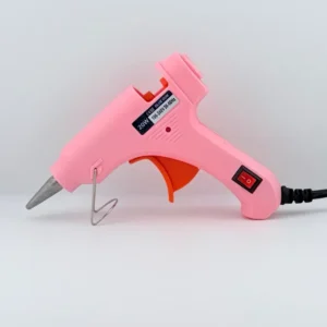Пістолет для термоклею Ніжно Рожевий під стрижні 0,7 см