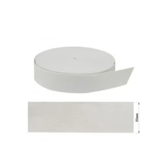 Резинка плоска 50 мм Біла (40 м)