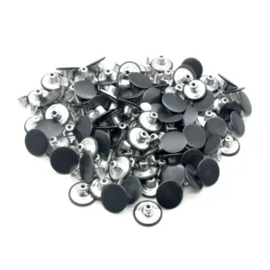 Пуговица для джинсов нержавеющий 17мм гладкая (Оксид)