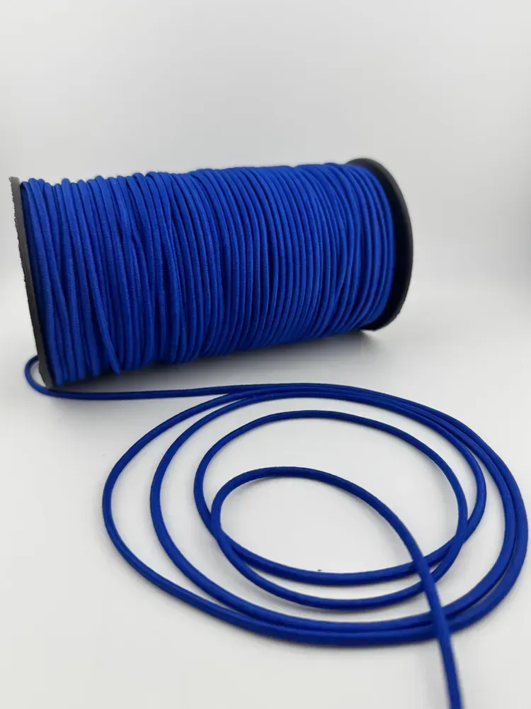 Шнур резинка (шляпная) 3 мм Электрик 100 м