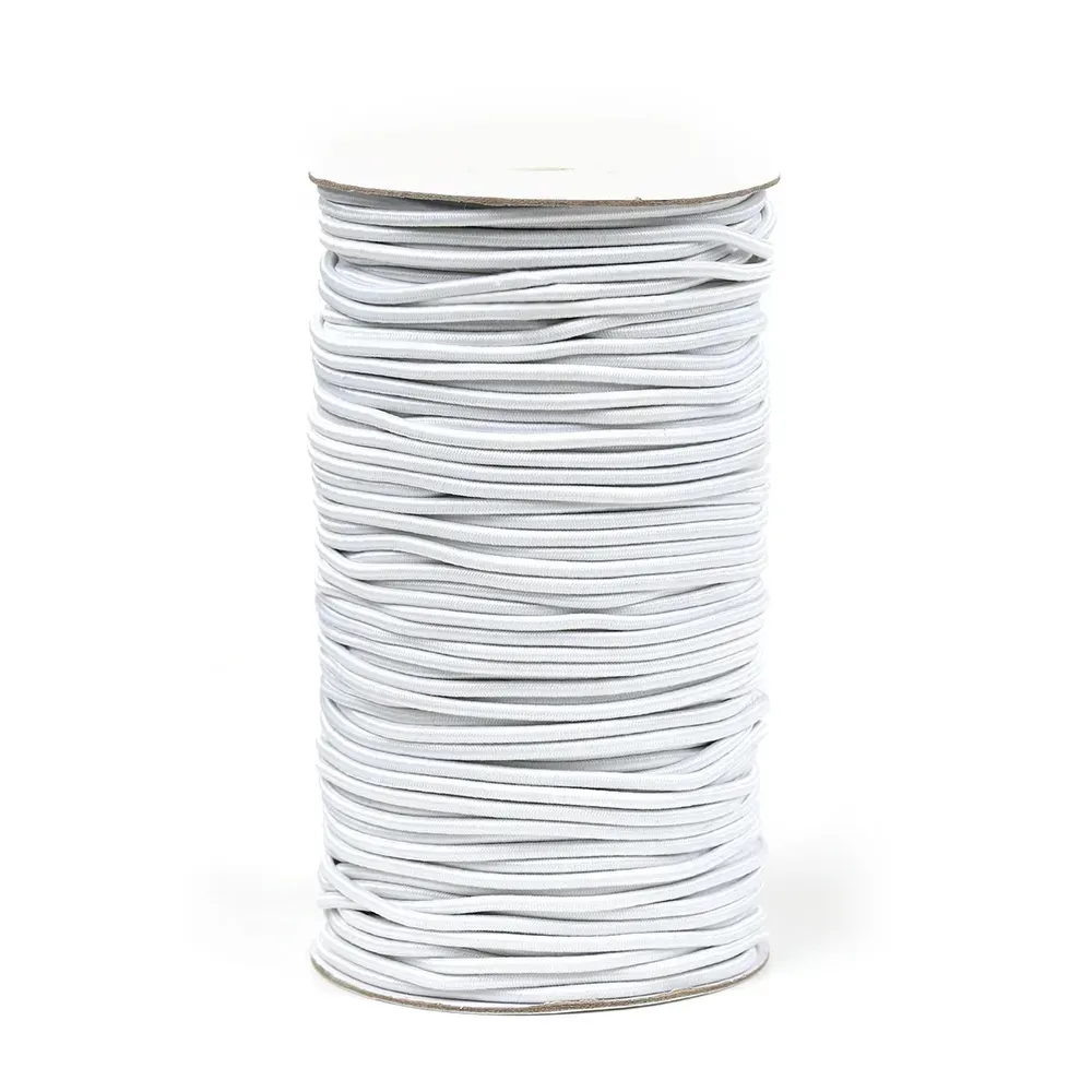 Шнур резинка (шляпная) 2.5 мм Белая