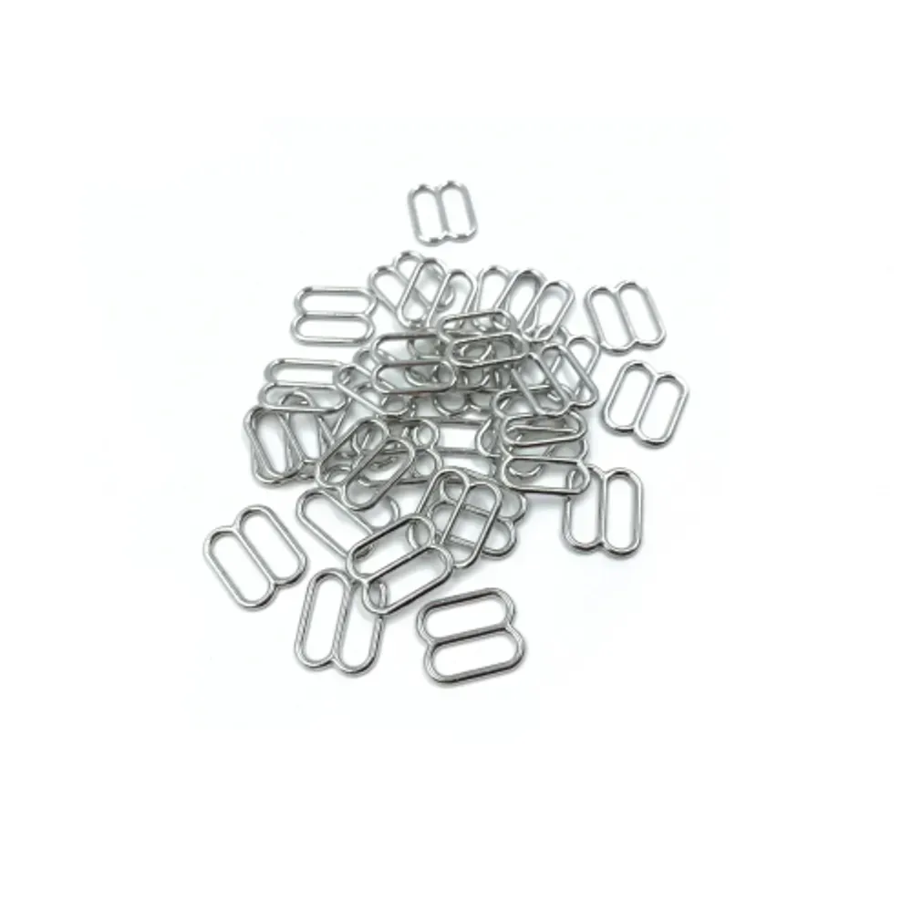 Регулятор для бретелей 10 мм металл Никель