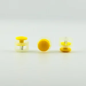 Фіксатор на два отвори 3381 Прозоро-Жовтий