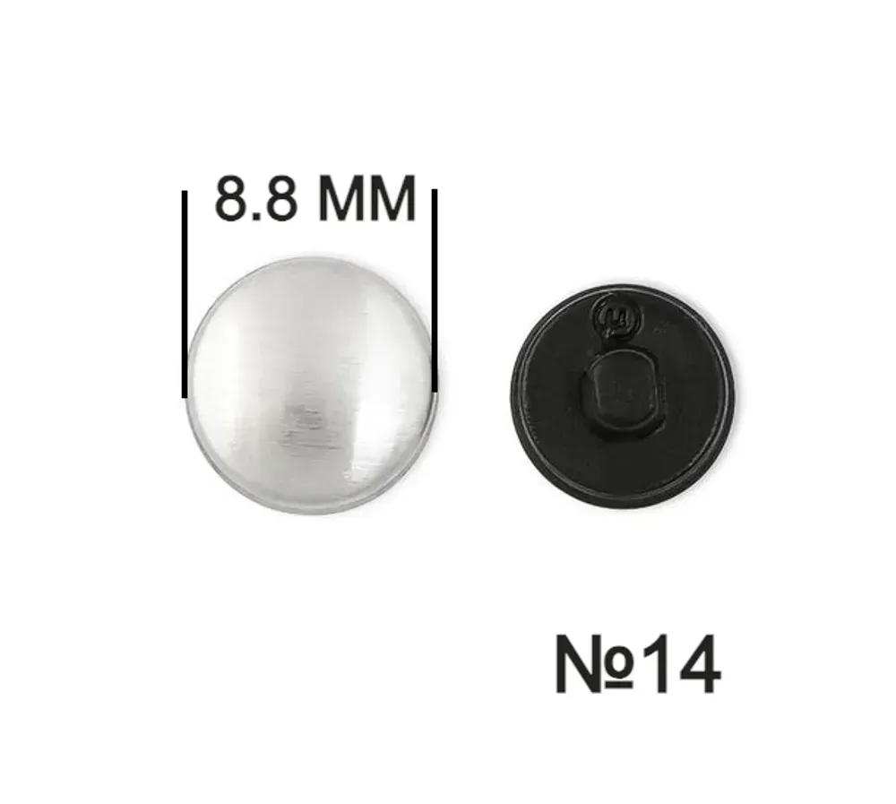 Гудзик для обтягування (пластиковий) №14 Чорний