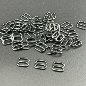 Регулятор для бретелей 8 мм металл Черный