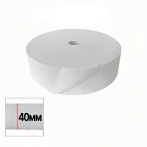 Резинка плоска 40 мм Біла (40 м)