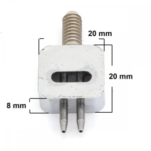 Пробійник круглий кроковий на 2 зуба