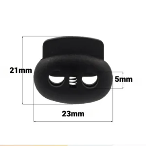 Фіксатор на два отвори 3372 Чорний