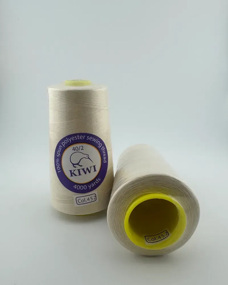 Нитки швейні №40/2 - колір Бежевий (№452)