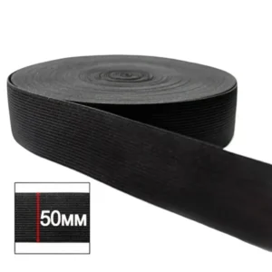 Резинка плоска 50 мм Чорна (40 м)