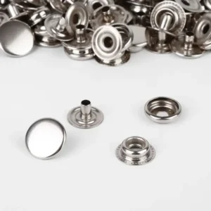 Кнопка Київська (Каппа) 15 мм Нікель