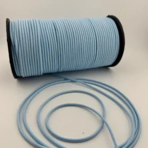 Шнур резинка (капелюшна) 3 мм Блакитна 100 м
