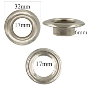 Люверс №31 (17мм) Нікель