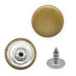 Гудзик для джинсів нержавіючий 14мм гладкий (Антик)