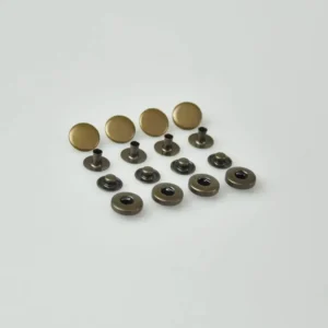 Кнопка Alfa 12,5 мм нержавіюча Антик