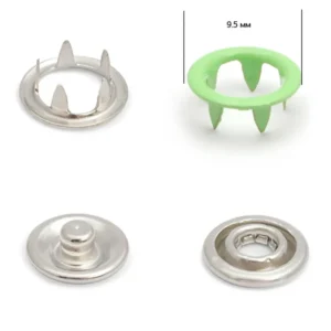 Кнопка BABY трикотажная 9,5 мм Мятный (241)