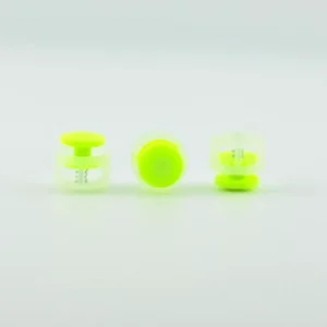 Фіксатор на два отвори 3381 Прозоро-Салатовий