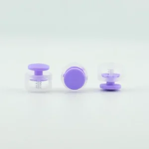 Фіксатор на два отвори 3381 Прозоро-Бузковий