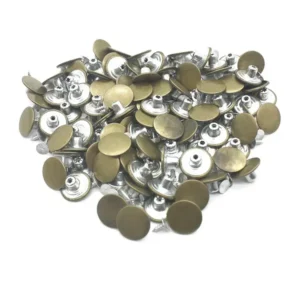 Пуговица для джинсов нержавеющий 17мм гладкая (Антик)