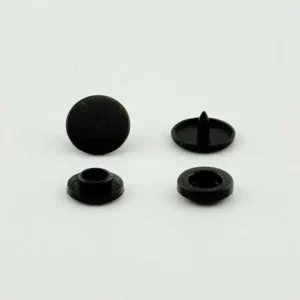 Кнопки пластикові Т5 12.5 мм Чорні