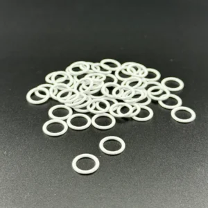 Кільце для бретелів 8 мм метал Біле