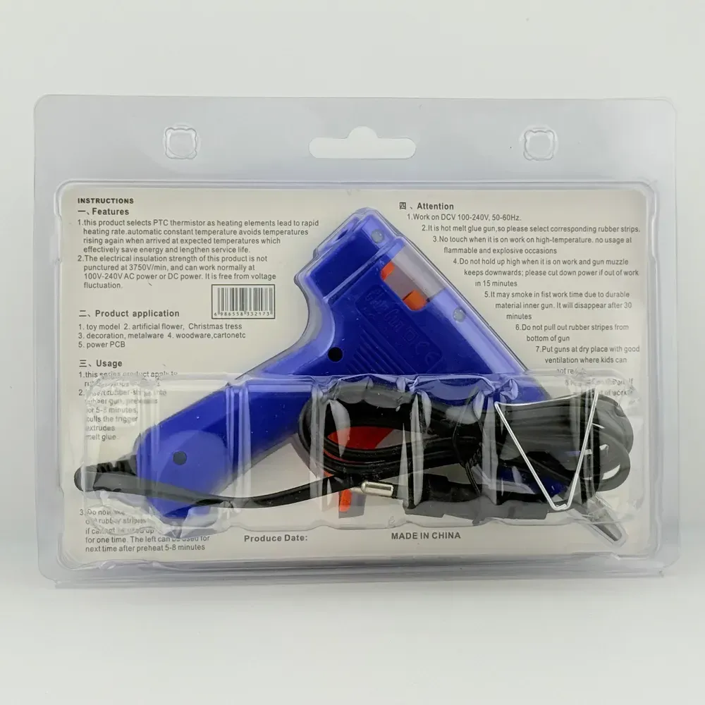 Термопистолет Темно-Синий под стержни 7 мм