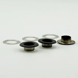 Люверс №5 (8мм) плоский Нержавіючий Чорний