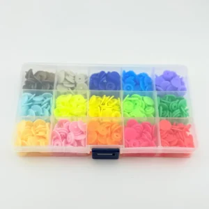 Набір кнопок пластикових 12,5 мм ( 15 кольорів )